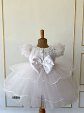 Load image into Gallery viewer, BT1809 Whispering White: An Ethereal Tulle Dress for Little Angels