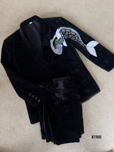 Load image into Gallery viewer, Daddy & Me: Matching Velvet Elegance for Special Celebrations