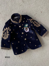 Load image into Gallery viewer, BT2222 Krishna Theme Party Wear Jacket For Baby Boys