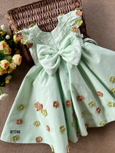 Load image into Gallery viewer, BT1746 Enchanted Garden Party Frock - Whimsical Elegance for Little Ones