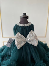 Load image into Gallery viewer, BT1740 Midnight Sapphire Soirée Gown - A Regal Affair for Tiny Tots