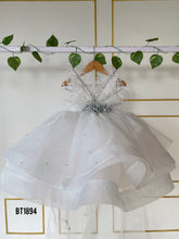 Load image into Gallery viewer, BT1894 Snowy Elegance Feathered Dress - Celestial Grace