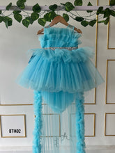 Load image into Gallery viewer, BT1492 Enchanting Sky-Blue Princess Gown for Little Stars