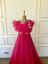 Load image into Gallery viewer, BT1853 Crimson Blossom Gala Gown - Celebrate Togetherness in Style!
