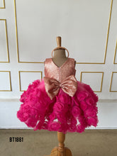 Load image into Gallery viewer, BT1881 Enchanted Fuchsia Fairy Frock for Little Stars