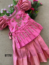 Load image into Gallery viewer, BT1761 Regal Rose Embroidered Elegance Dress for Little Ladies