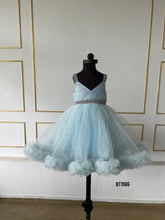 Load image into Gallery viewer, BT1986 Ice Princess: A Dreamy Blue Dress for Magical Celebrations