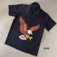 Load image into Gallery viewer, BT2287 🦅 Soaring Eagle Embroidered Shirt – Bold, Fierce & Unstoppable! ⚡🔥