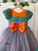 Load image into Gallery viewer, BT1831 Tropical Sunset Celebration Dress for Little Divas
