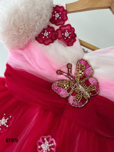 Load image into Gallery viewer, BT1570 Strawberry Sorbet Flutter Party Dress