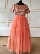 Load image into Gallery viewer, BT1495 Coral Elegance: Mommy & Baby Soiree Set