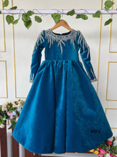 Load image into Gallery viewer, BT2232 👑 Midnight Majesty Gown – A Royal Look for Your Little Star! ✨💙