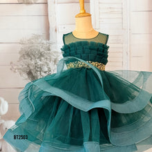 Load image into Gallery viewer, BT2503 Emerald Green Family Combo Outfit | Dad, Mom & Baby Matching Party Wear Set