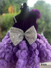 Load image into Gallery viewer, BT1579 Regal Lilac Rose Dress - A Fairytale in Purple!