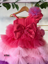 Load image into Gallery viewer, BT1595 Sunset Ruffle Extravaganza Baby Party Dress