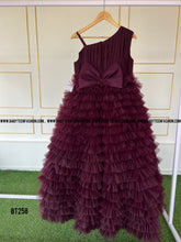 Load image into Gallery viewer, BT258 Regal Ruffle Elegance Dress - A Majestic Match for Mom & Baby!