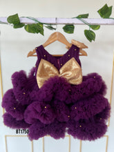 Load image into Gallery viewer, BT1750 Enchanted Evening: Regal Purple Princess Dress