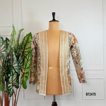 Load image into Gallery viewer, 🌿 BT2475 Royal Tapestry Dad Indo-Western Jacket Set