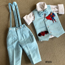 Load image into Gallery viewer, BT2213 🦸♂️ Little Superhero Suit: Power Up Your Baby’s Party Look! 🚀🎉