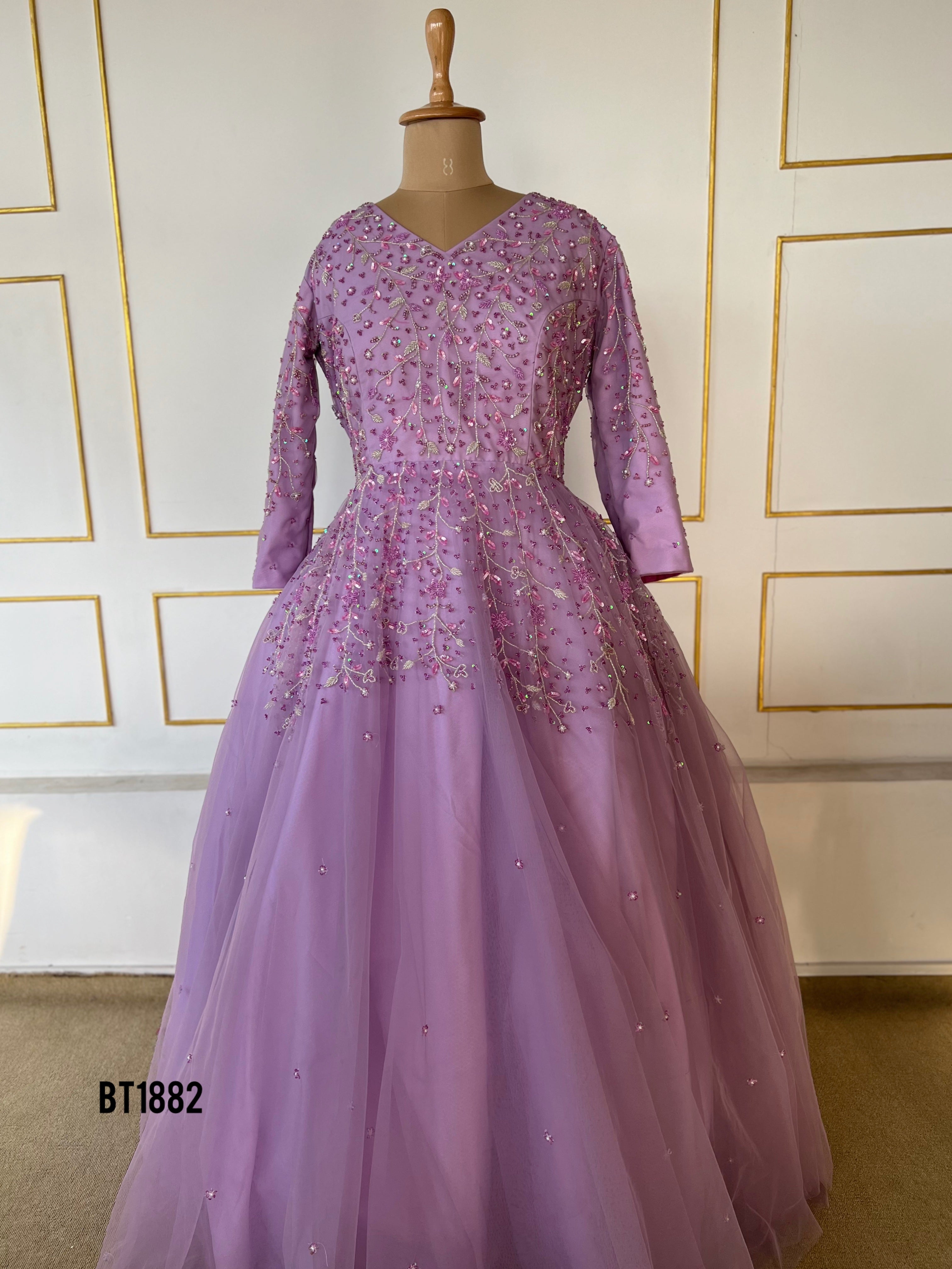 Bt1882 Lavender Dream Gown  Fairytale Elegance Mom