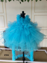 Load image into Gallery viewer, BT1614 Turquoise Twirl: A Cascade of Blue for Your Little Dancer
