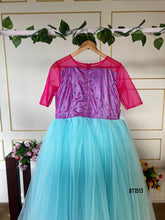 Load image into Gallery viewer, BT1513 Cerulean Blossom & Magenta Shimmer Duo - Partywear Sets