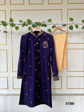 Load image into Gallery viewer, BT1999 💜 Royal Dad-Son Sherwani Set – Matching Elegance for Every Occasion 👑