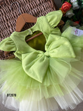 Load image into Gallery viewer, BT2078 🍏 Lime Love: A Playful Dress for Cherished Moments 🎈