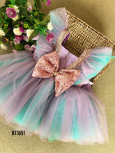 Load image into Gallery viewer, BT1651 Pastel Dream Dress - Your Little One's Perfect Party Outfit!