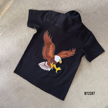 Load image into Gallery viewer, BT2287 🦅 Soaring Eagle Embroidered Shirt – Bold, Fierce & Unstoppable! ⚡🔥