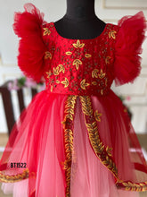 Load image into Gallery viewer, BT1522 Twinkle in Red – Baby&#39;s Festive Party Dress
