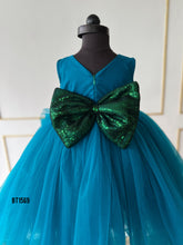 Load image into Gallery viewer, BT1569 Enchanted Peacock Gala Gown – Radiant Jewel Tones for Little Royalty