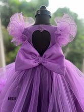 Load image into Gallery viewer, BT1631 Lavender Butterfly Dreams - Majestic Party Frock for Tots
