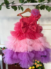 Load image into Gallery viewer, BT1595 Sunset Ruffle Extravaganza Baby Party Dress