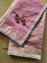 Load image into Gallery viewer, BT1811 Customisable Crushed Tissue Saree For Mom