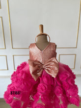 Load image into Gallery viewer, BT1881 Enchanted Fuchsia Fairy Frock for Little Stars