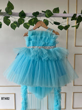 Load image into Gallery viewer, BT1492 Enchanting Sky-Blue Princess Gown for Little Stars