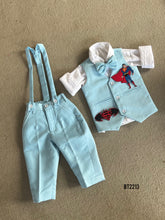 Load image into Gallery viewer, BT2213 🦸♂️ Little Superhero Suit: Power Up Your Baby’s Party Look! 🚀🎉