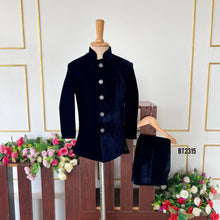 Load image into Gallery viewer, BT2313 🌟 Royal Charm Velvet Suit for Little Princes! 👑✨