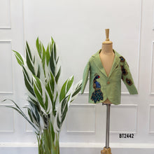 Load image into Gallery viewer, BT2442 Designer Baby Boy Party Wear Blazer with Peacock Handwork