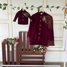 Load image into Gallery viewer, BT2330 🦁 Little King’s Majestic Sherwani – Rule the Celebration! 👑✨