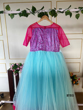 Load image into Gallery viewer, BT1513 Cerulean Blossom & Magenta Shimmer Duo - Partywear Sets