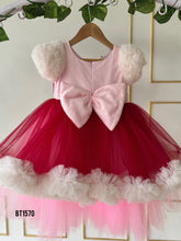Load image into Gallery viewer, BT1570 Strawberry Sorbet Flutter Party Dress
