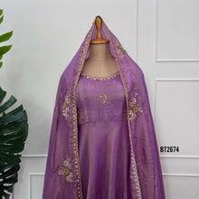 Load image into Gallery viewer, BT2674 Lavender Designer Mom & Daughter Party Wear Gown with Dupatta