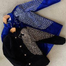 Load image into Gallery viewer, BT1990 Royal Blue Majesty: Enchanting Lion Embroidery Boys Party Wear