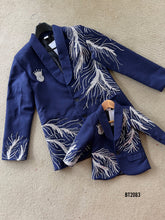Load image into Gallery viewer, BT2083 👔 Royal Duo: Dad & Son Twinning in Navy Majesty 💙