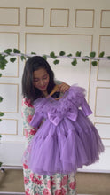 Load and play video in Gallery viewer, BT1586 Lavender Frost Festive Frock - Embrace the Winter Wonderland
