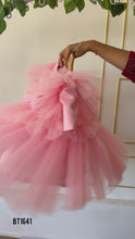 Load and play video in Gallery viewer, BT1641 Enchanted Pink Ruffle Gala Dress for Little Charms

