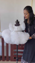 Load and play video in Gallery viewer, BT1625 Pompom Party Wear Frock For Baby Girls
