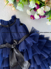 Load image into Gallery viewer, BT729 Midnight Blue Elegance Dress – A Night Sky Fairytale